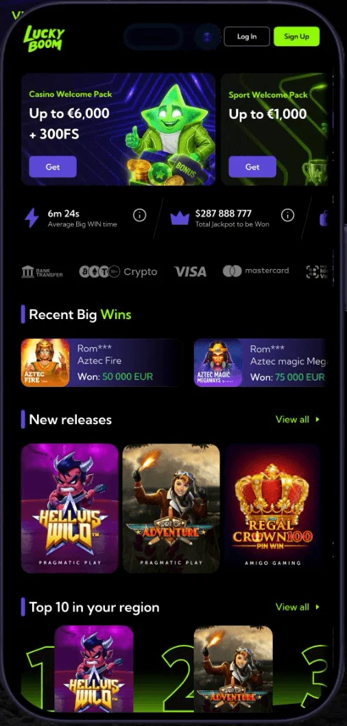 Luckyboom app